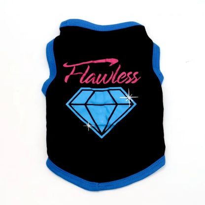 Trendy Pet Vest Shirts for Dogs and Cats - 3 Pack, Elastic Clothing for Small to Medium Pets, Ideal for Spring and Summer Festivals