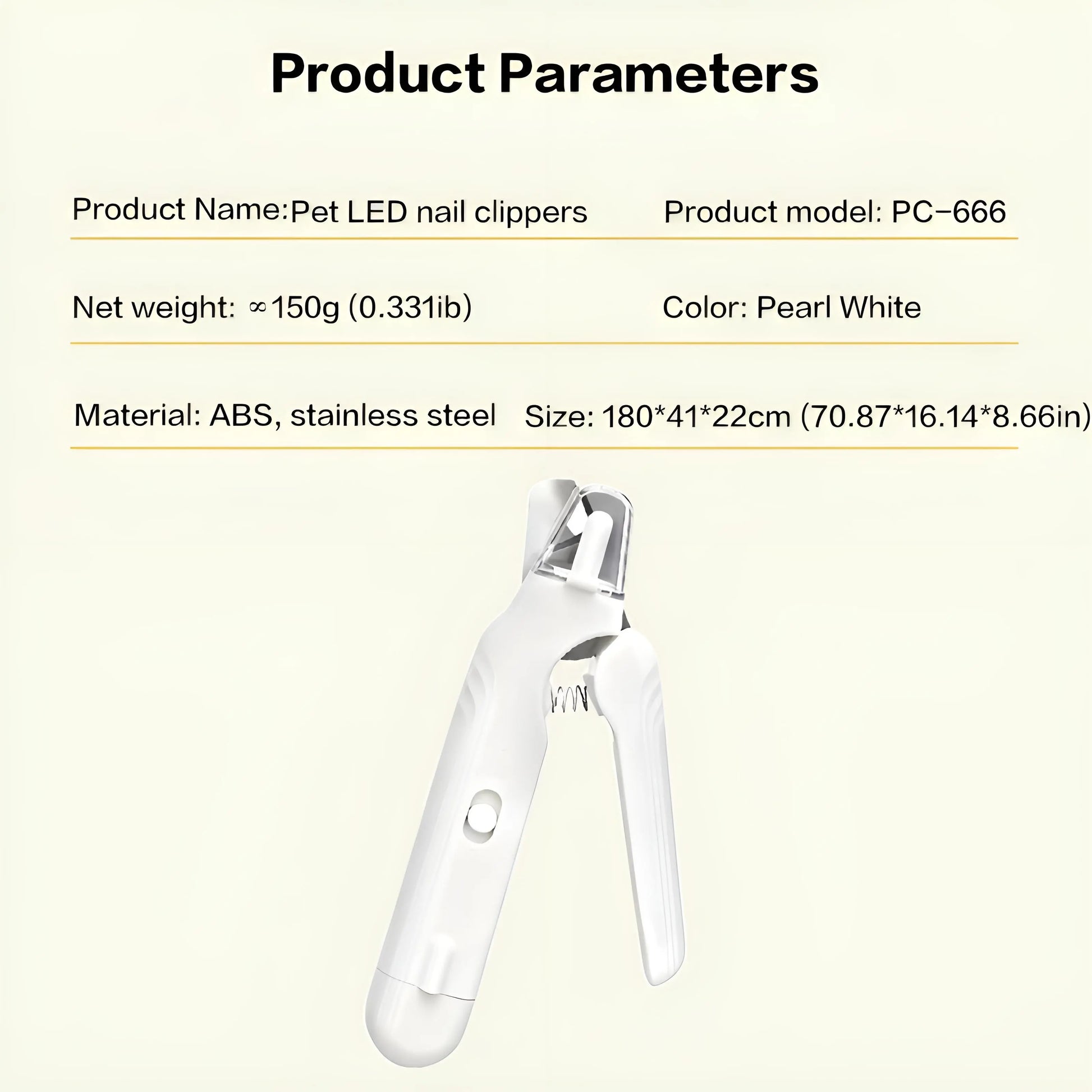2-in-1 Rechargeable LED Pet Nail Clipper and Grinder with Protective Guard and Quick Sensor for Dogs, Cats, and Rabbits
