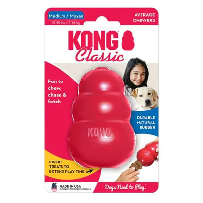 KONG Classic Medium Dog Toy - Durable and Indestructible