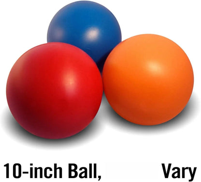 Durable 10-Inch Dog Ball for Enhanced Playtime