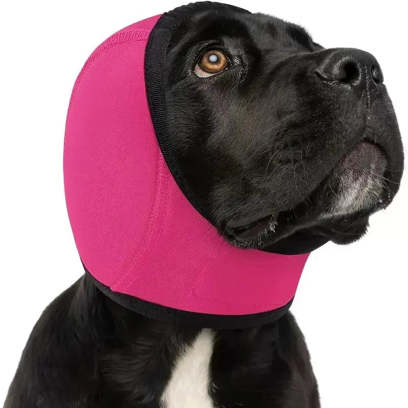Dog Ear Protection Muffs for Noise Reduction, Adjustable and Comfortable Ear Wrap for Calming Dogs During Fireworks, Bathing, and Swimming Activities