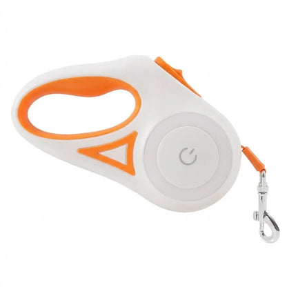 Pawzseek LED Retractable Dog Leash for Enhanced Nighttime Walks
