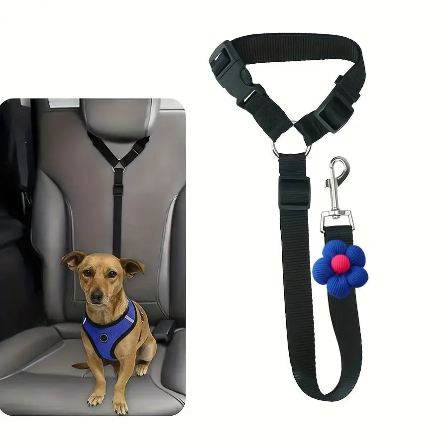 Pawzseek Dog Seat Belt for SUV and Car - Vehicle Safety Harness and Buckle for Pets, Ideal Christmas Gift