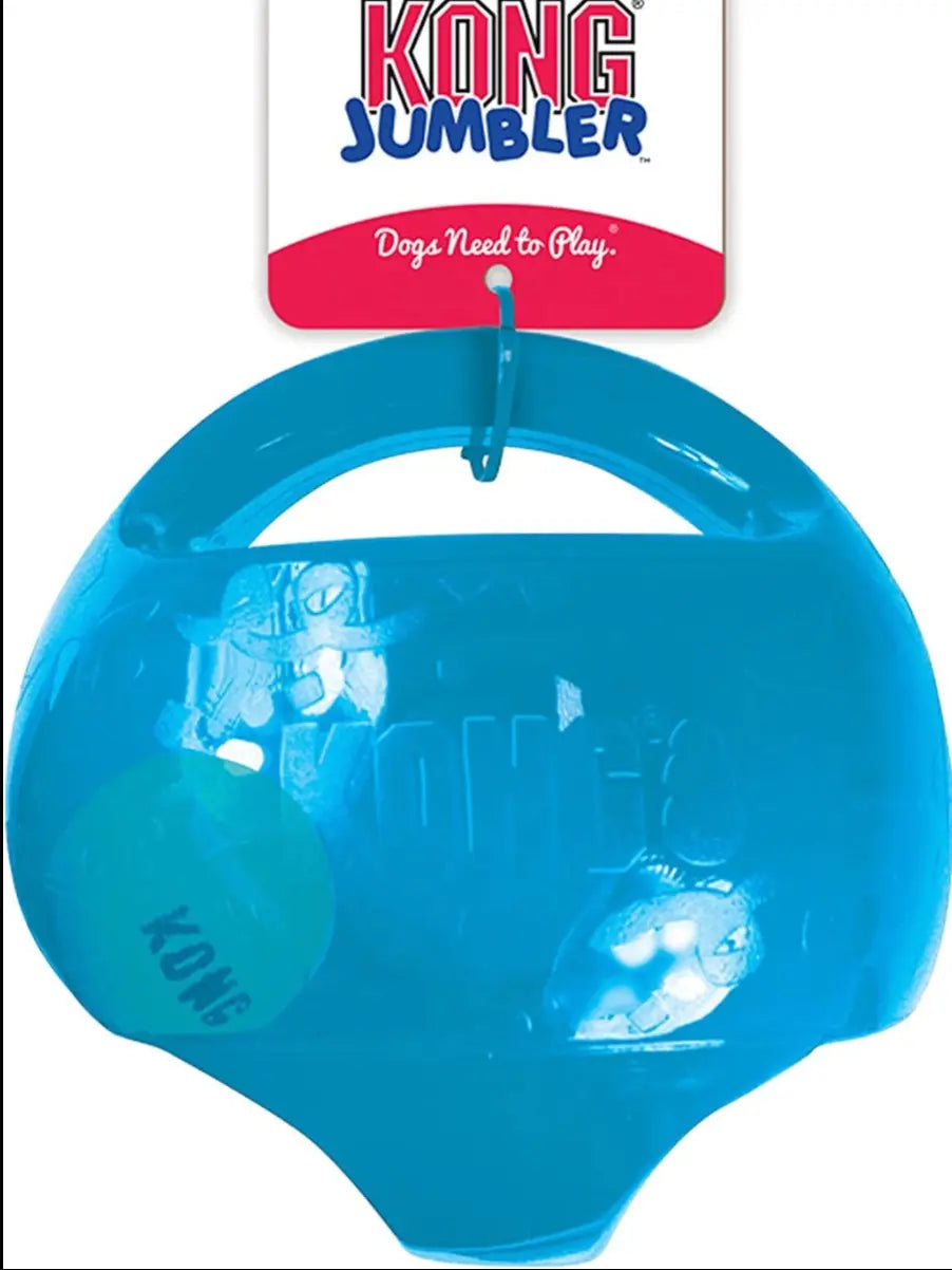 KONG Indestructible Jumbler Ball - Interactive Toy for Medium to Large Dogs, Ideal for Fetch and Outdoor Play