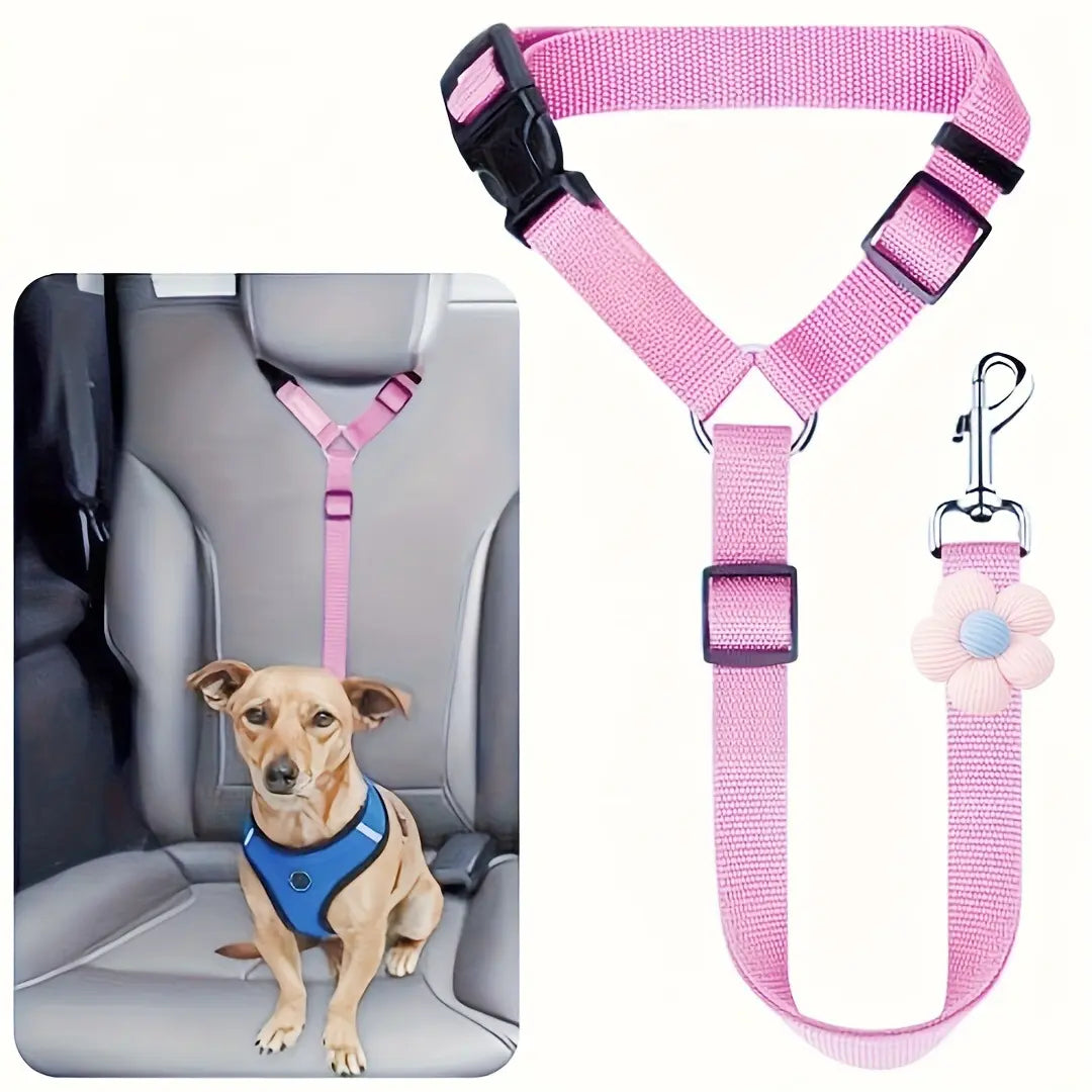 Pawzseek Dog Seat Belt for SUV and Car - Vehicle Safety Harness and Buckle for Pets, Ideal Christmas Gift