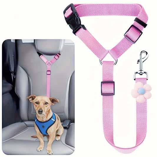 Pawzseek Dog Seat Belt for SUV and Car - Vehicle Safety Harness and Buckle for Pets, Ideal Christmas Gift